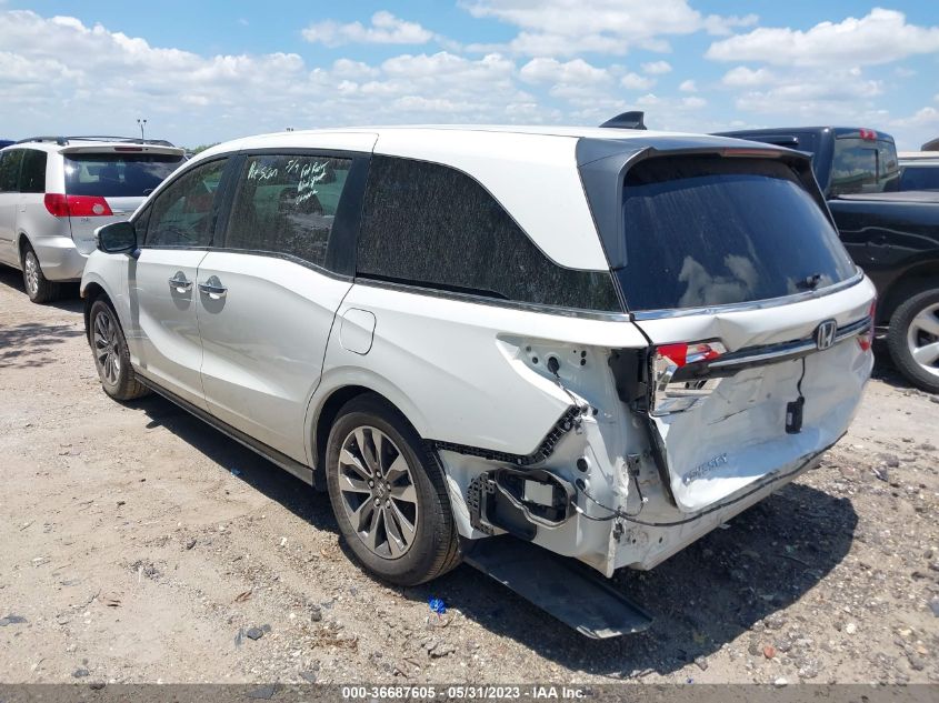 2022 HONDA ODYSSEY EX-L - 5FNRL6H72NB061460