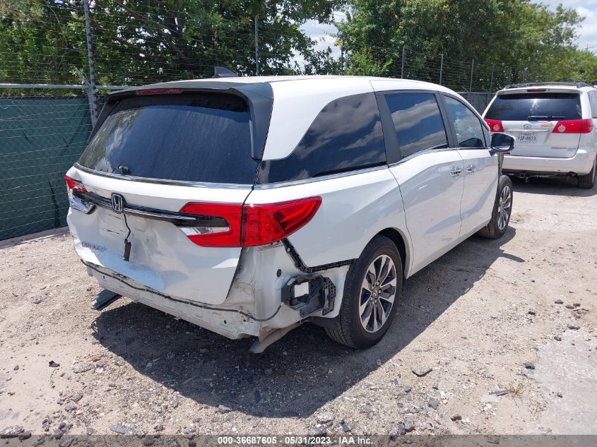 2022 HONDA ODYSSEY EX-L - 5FNRL6H72NB061460