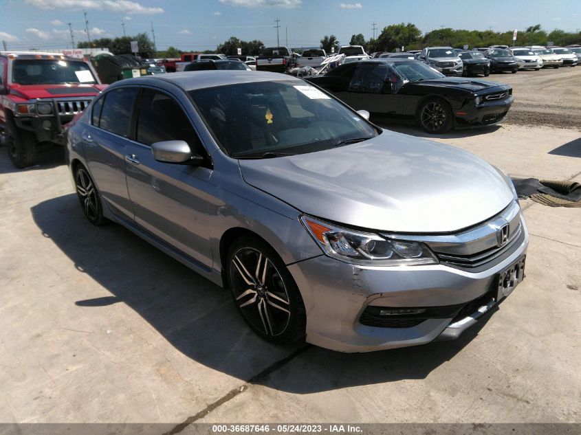 2016 HONDA ACCORD SEDAN SPORT - 1HGCR2F52GA094048
