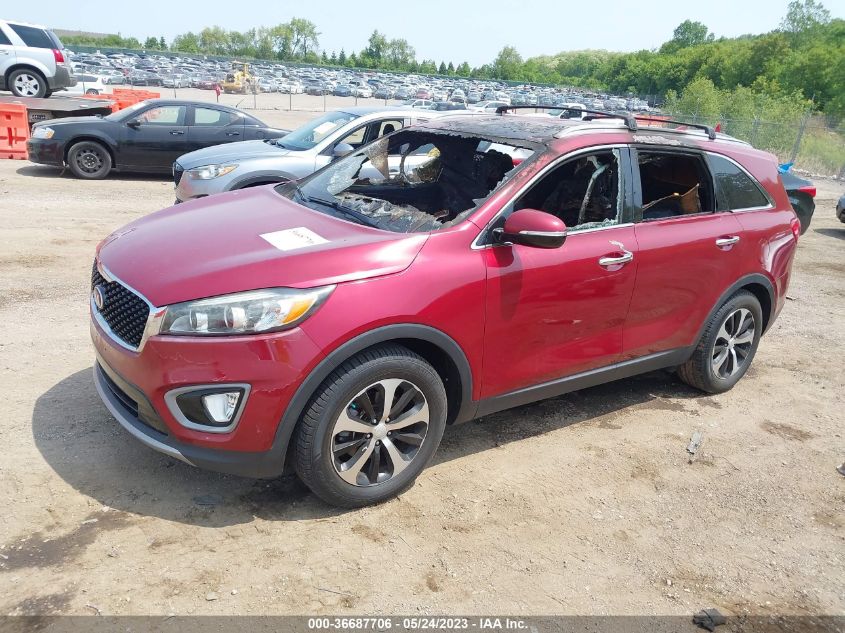 2016 KIA SORENTO EX - 5XYPH4A19GG023125