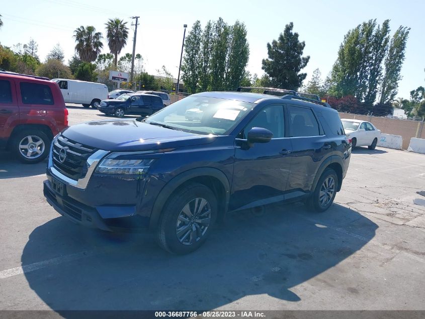 2022 NISSAN PATHFINDER SV - 5N1DR3BD9NC231733