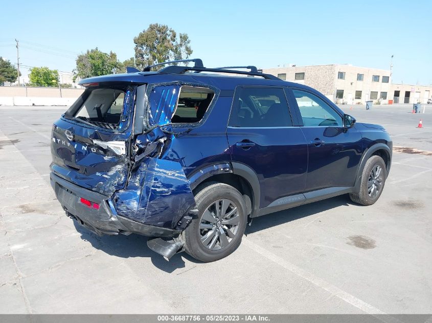 2022 NISSAN PATHFINDER SV - 5N1DR3BD9NC231733
