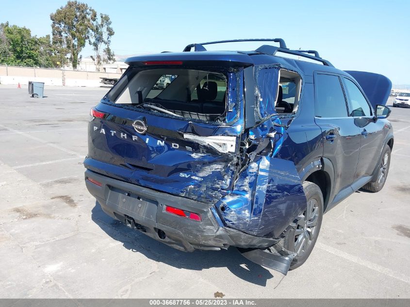 2022 NISSAN PATHFINDER SV - 5N1DR3BD9NC231733