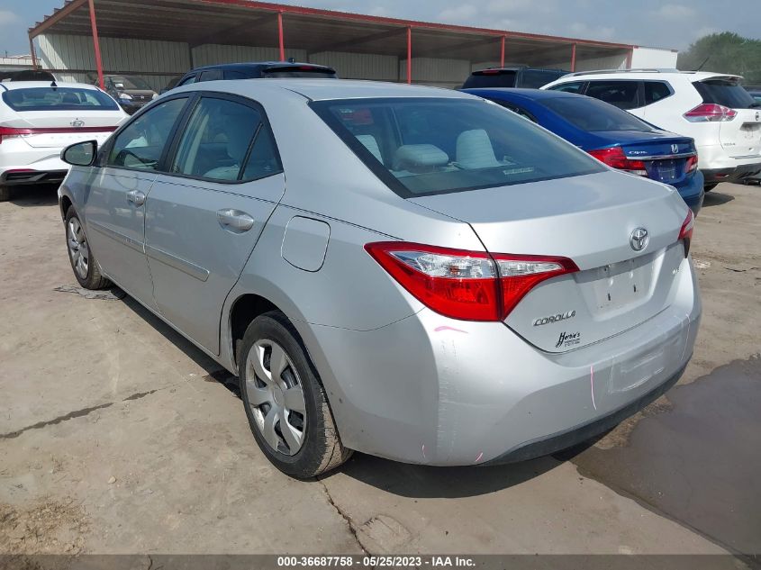 2016 TOYOTA COROLLA L/LE/S/S PLUS/LE PLUS - 2T1BURHEXGC579452