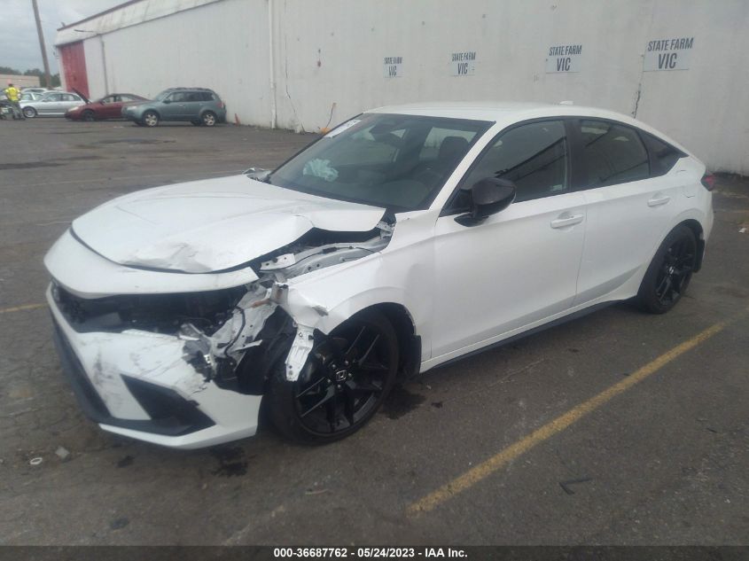 2023 HONDA CIVIC HATCHBACK SPORT - 19XFL2H85PE003386