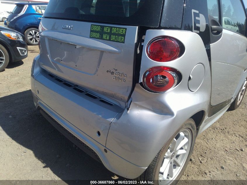 2015 SMART FORTWO ELECTRIC DRIVE PASSION - WMEEJ9AA2FK833490