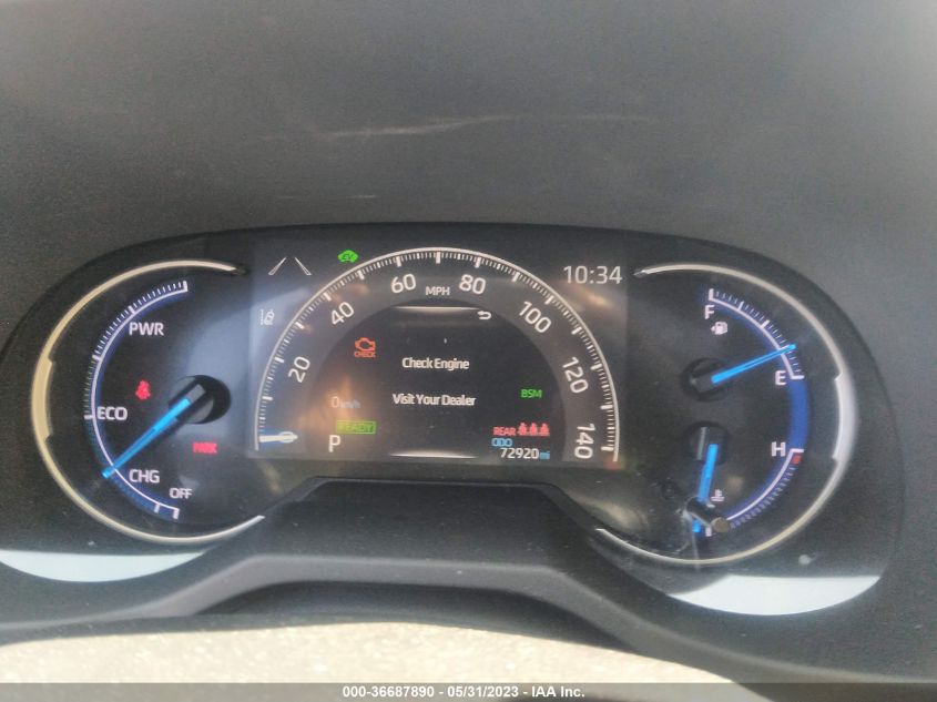 2019 TOYOTA RAV4 HYBRID LIMITED - JTMDWRFV8KD507098