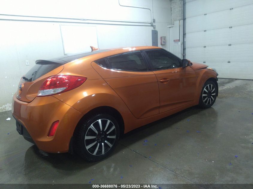 2013 HYUNDAI VELOSTER W/BLACK INT - KMHTC6AD8DU142731