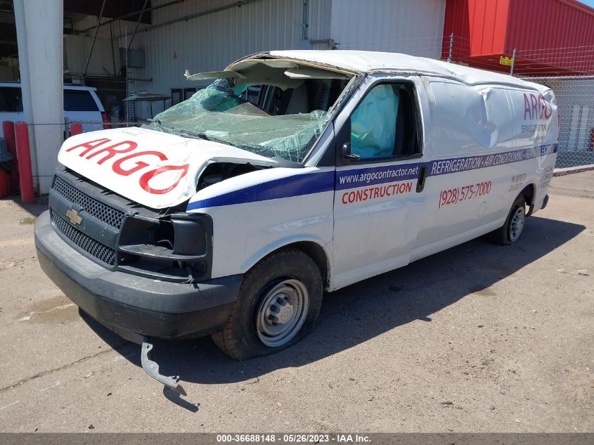 2017 CHEVROLET EXPRESS CARGO VAN - 1GCWGBFF1H1104256