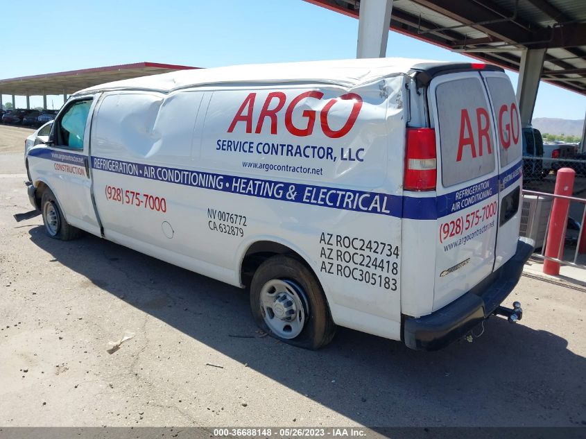 2017 CHEVROLET EXPRESS CARGO VAN - 1GCWGBFF1H1104256