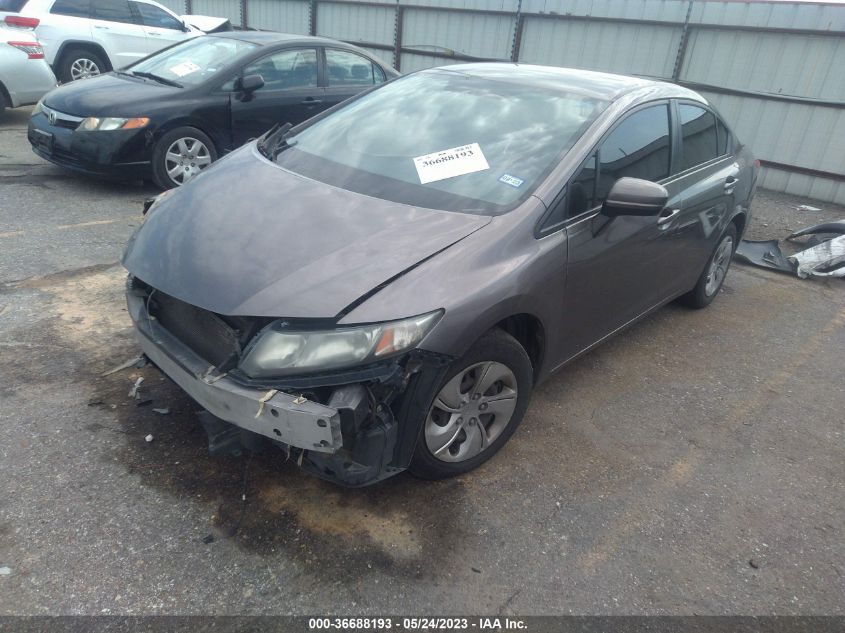 2014 HONDA CIVIC SEDAN LX - 19XFB2F55EE080008