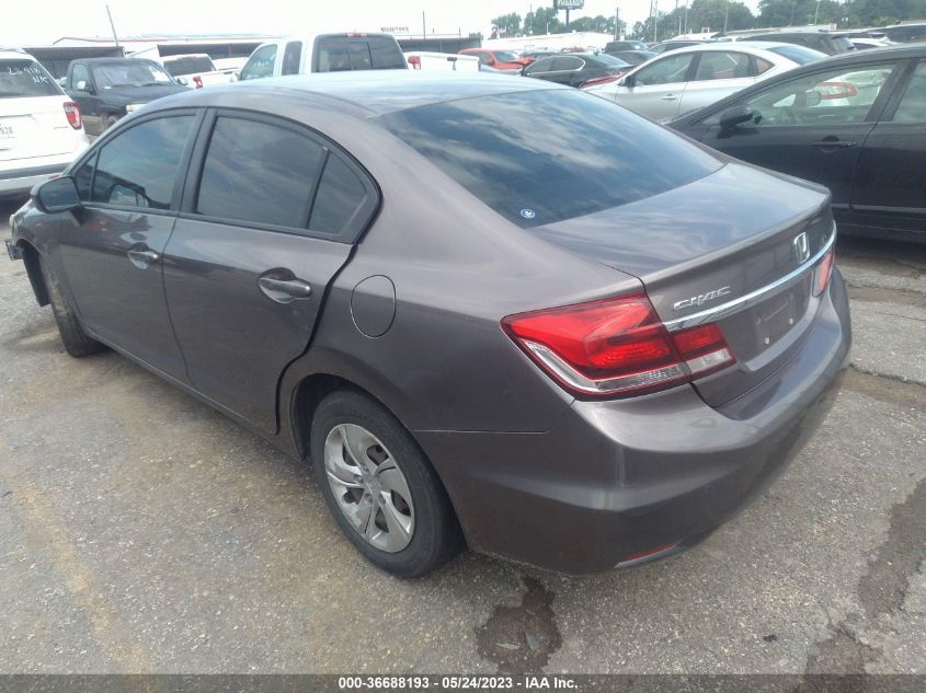 2014 HONDA CIVIC SEDAN LX - 19XFB2F55EE080008