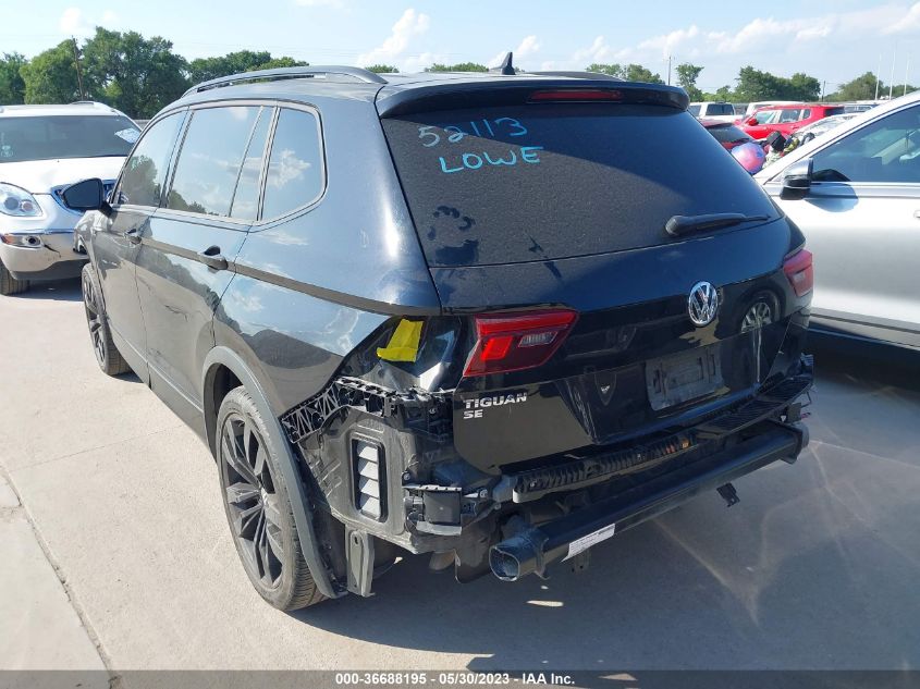 2021 VOLKSWAGEN TIGUAN SE/SE R-LINE BLACK/SEL - 3VV3B7AX6MM031107