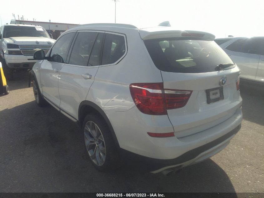 2016 BMW X3 XDRIVE28I - 5UXWX9C5XG0D75035