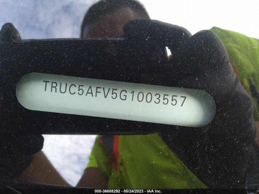 2016 AUDI TT 2.0T - TRUC5AFV5G1003557