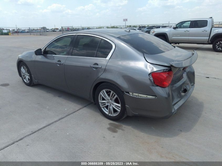 2013 INFINITI G37 SEDAN JOURNEY JN1CV6APXDM713826