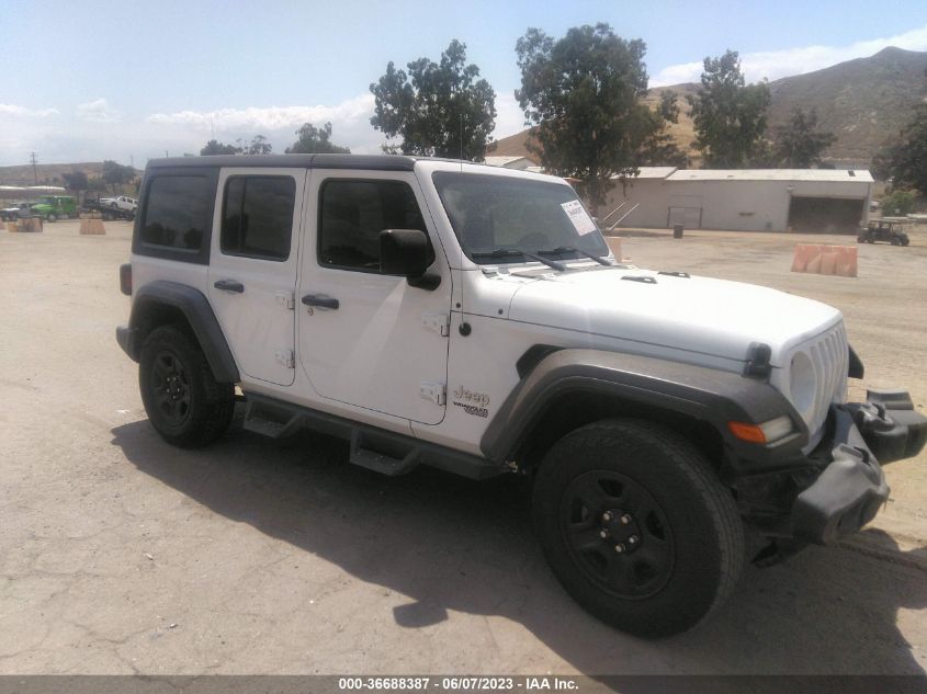 2018 JEEP WRANGLER UNLIMITED SPORT - 1C4HJXDG4JW271870