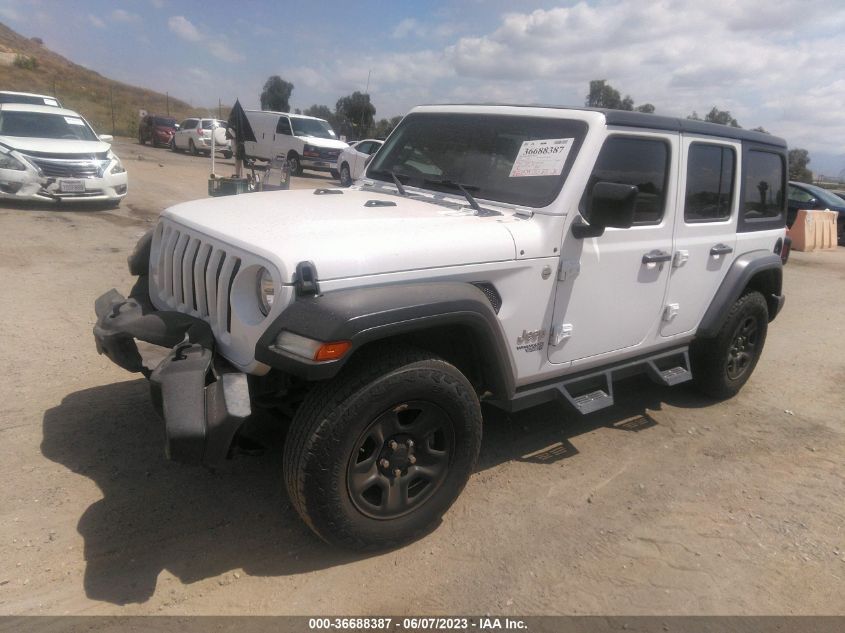 2018 JEEP WRANGLER UNLIMITED SPORT - 1C4HJXDG4JW271870