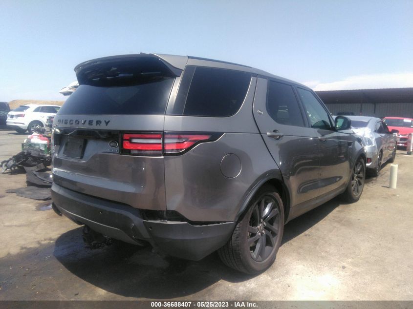 2018 LAND ROVER DISCOVERY HSE - SALRR2RV4JA052582
