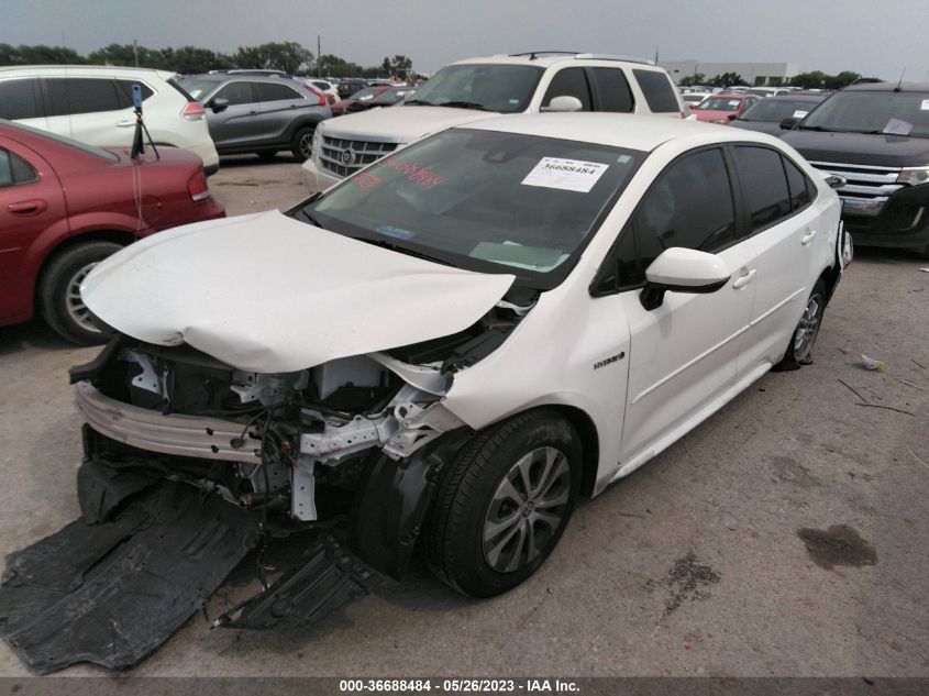 JTDEAMDE2MJ006849 Toyota Corolla HYBRID LE 2