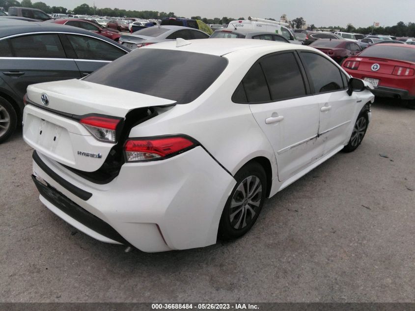 JTDEAMDE2MJ006849 Toyota Corolla HYBRID LE 4