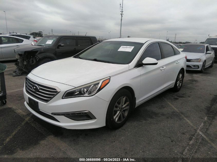 2015 HYUNDAI SONATA 2.4L SE - 5NPE24AF5FH176144