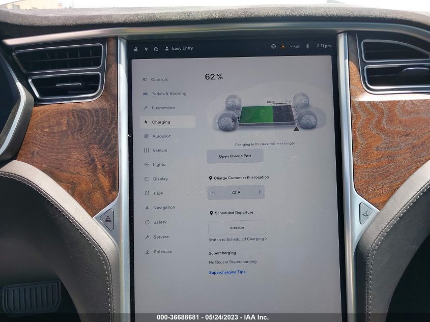 2017 TESLA MODEL S 100D/90D/75D/60D/P100D - 5YJSA1E22HF215849