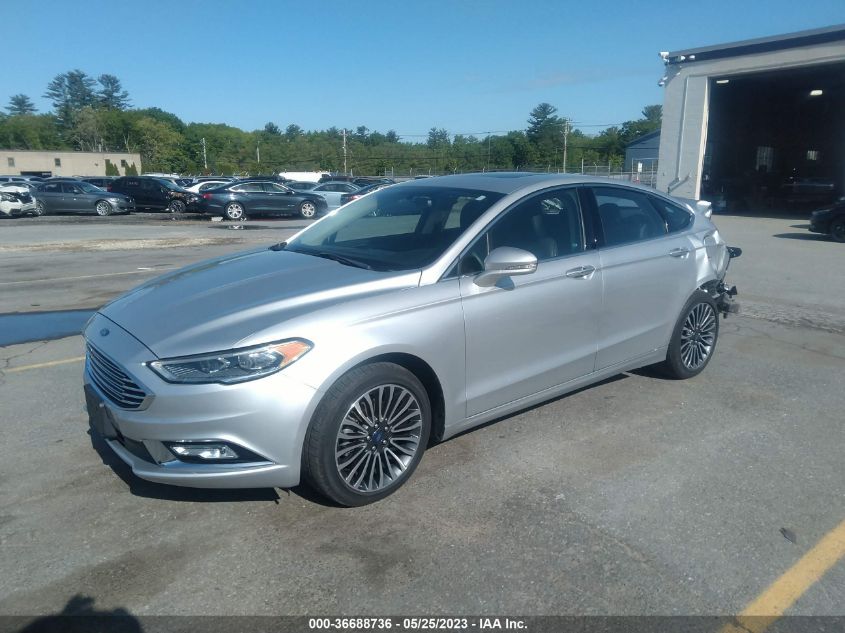 2017 FORD FUSION SE - 3FA6P0T97HR338223