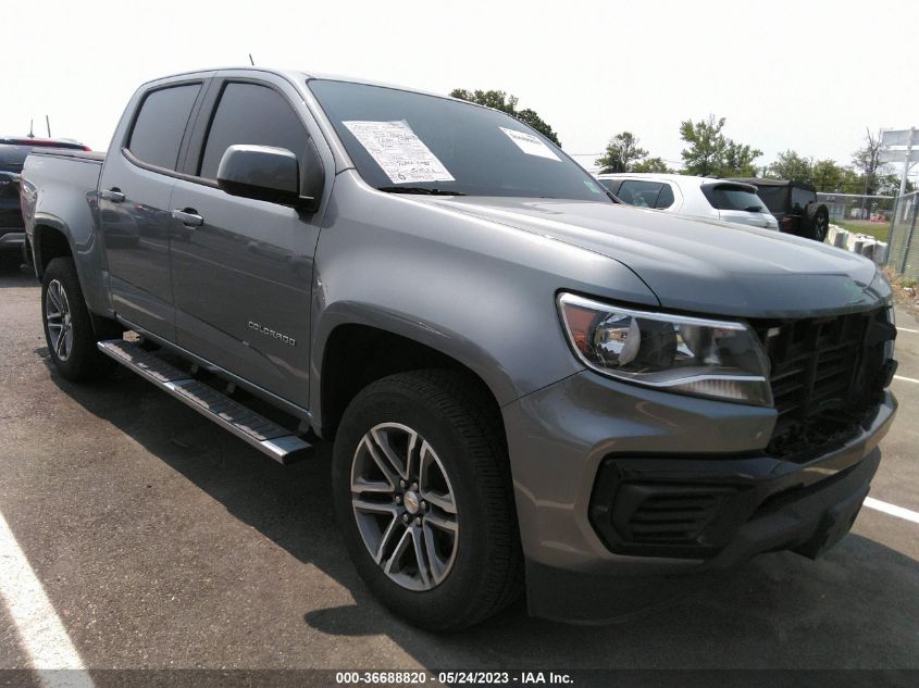 2021 CHEVROLET COLORADO 4WD WORK TRUCK - 1GCGTBEN5M1137893