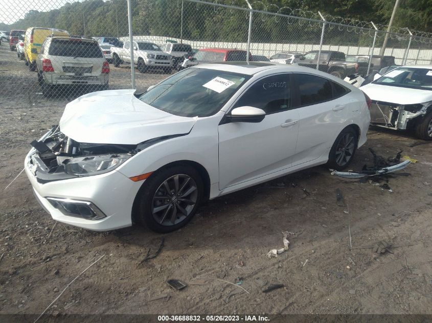 2019 HONDA CIVIC SEDAN EX-L - 19XFC1F72KE012091