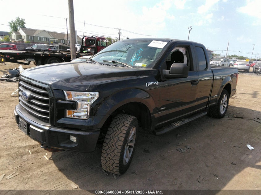 VIN 1FTEX1EP3HFB39996 2017 FORD F-150 XL/XLT/LARIAT