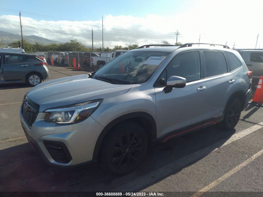 2019 SUBARU FORESTER SPORT - JF2SKAPC2KH545907