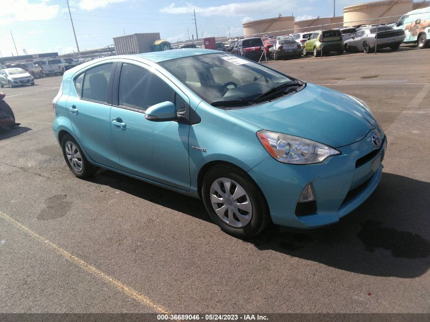 2013 TOYOTA PRIUS C ONE/TWO/THREE/FOUR - JTDKDTB38D1035214