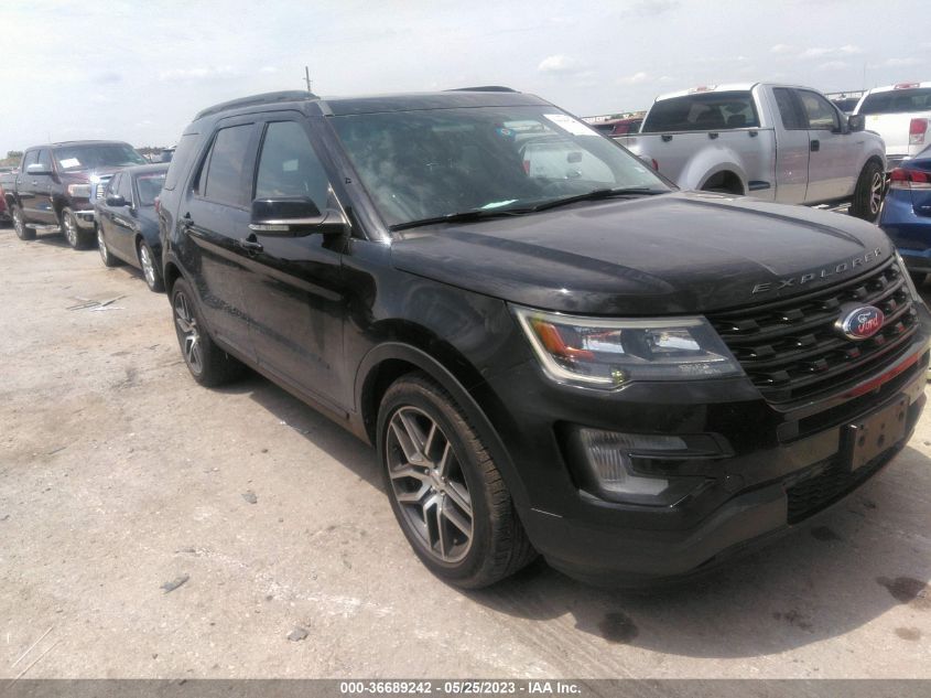 2016 FORD EXPLORER SPORT - 1FM5K8GT6GGD34528