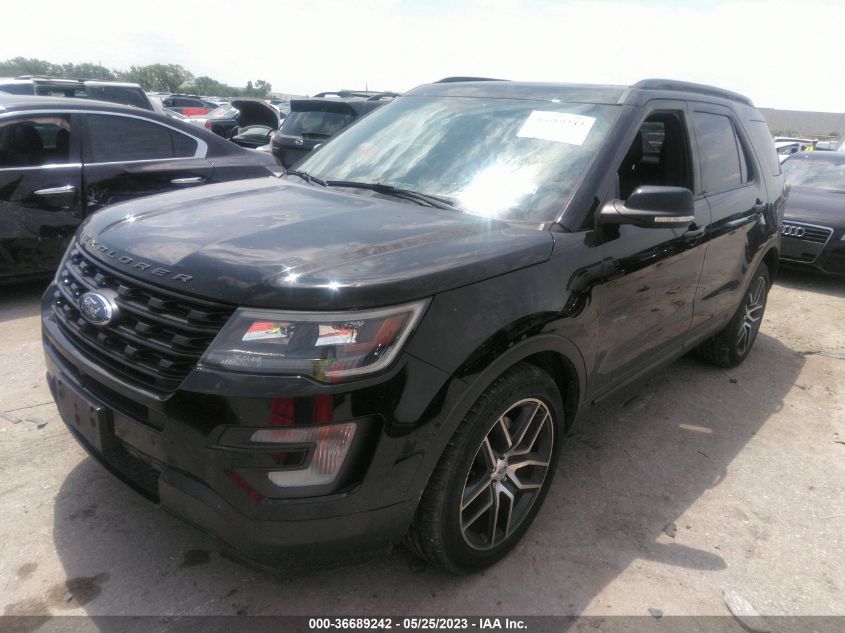2016 FORD EXPLORER SPORT - 1FM5K8GT6GGD34528