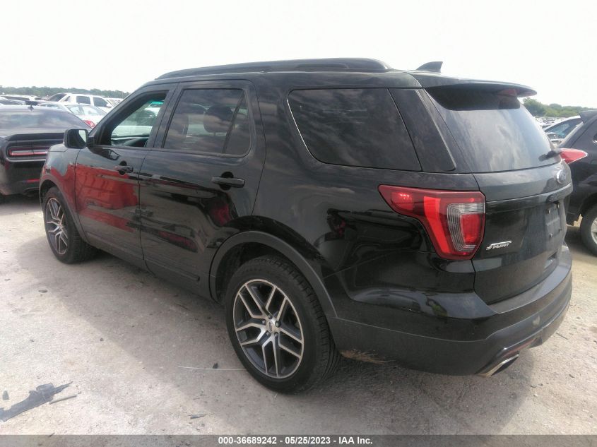 2016 FORD EXPLORER SPORT - 1FM5K8GT6GGD34528