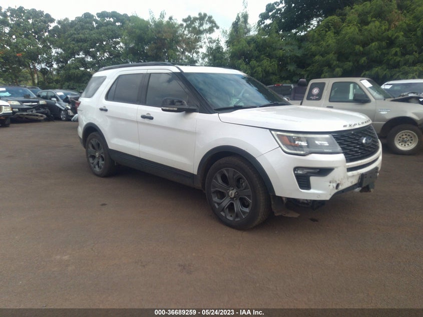 VIN 1FM5K8GT9JGC14827 2018 FORD EXPLORER SPORT