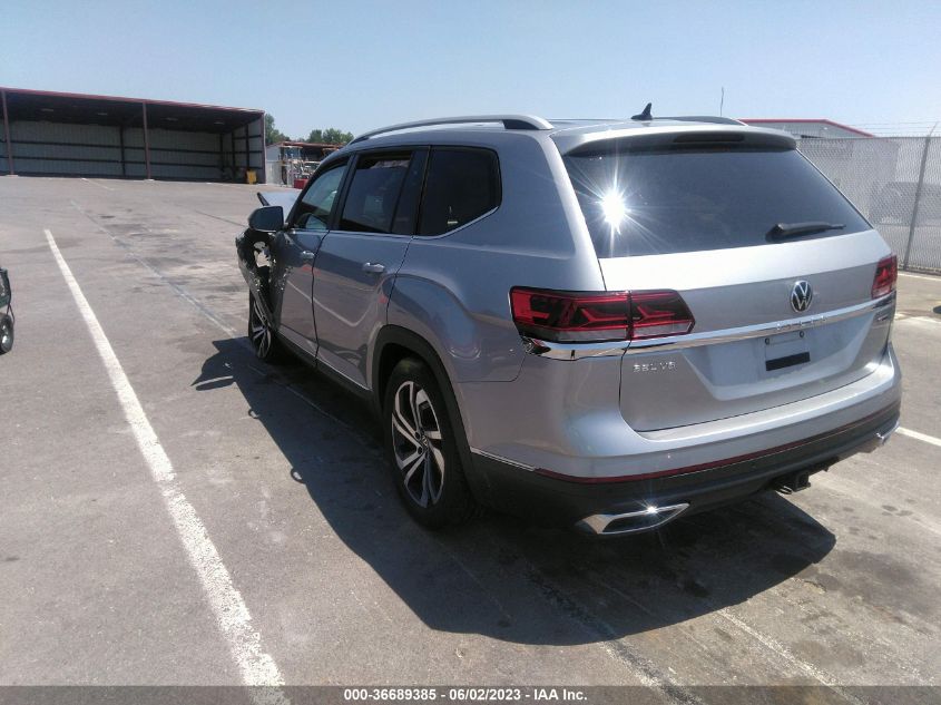 2022 VOLKSWAGEN ATLAS 3.6L V6 SEL - 1V2BR2CA5NC500657