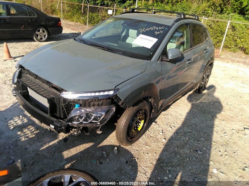 2022 HYUNDAI KONA LIMITED - KM8K5CA37NU925620