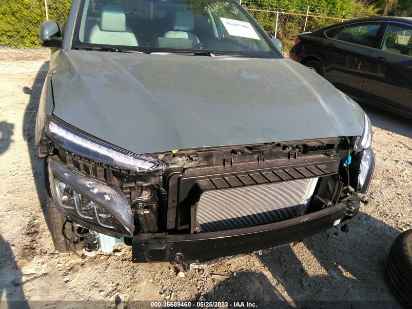 2022 HYUNDAI KONA LIMITED - KM8K5CA37NU925620