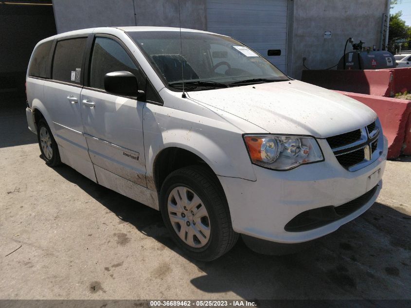 2015 DODGE GRAND CARAVAN SE - 2C7WDGBG0FR568543