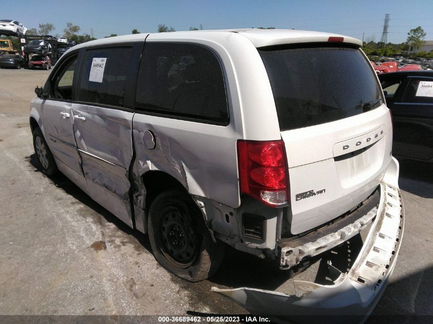2015 DODGE GRAND CARAVAN SE - 2C7WDGBG0FR568543