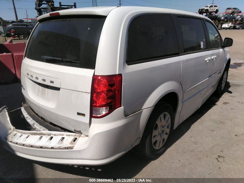 2015 DODGE GRAND CARAVAN SE - 2C7WDGBG0FR568543