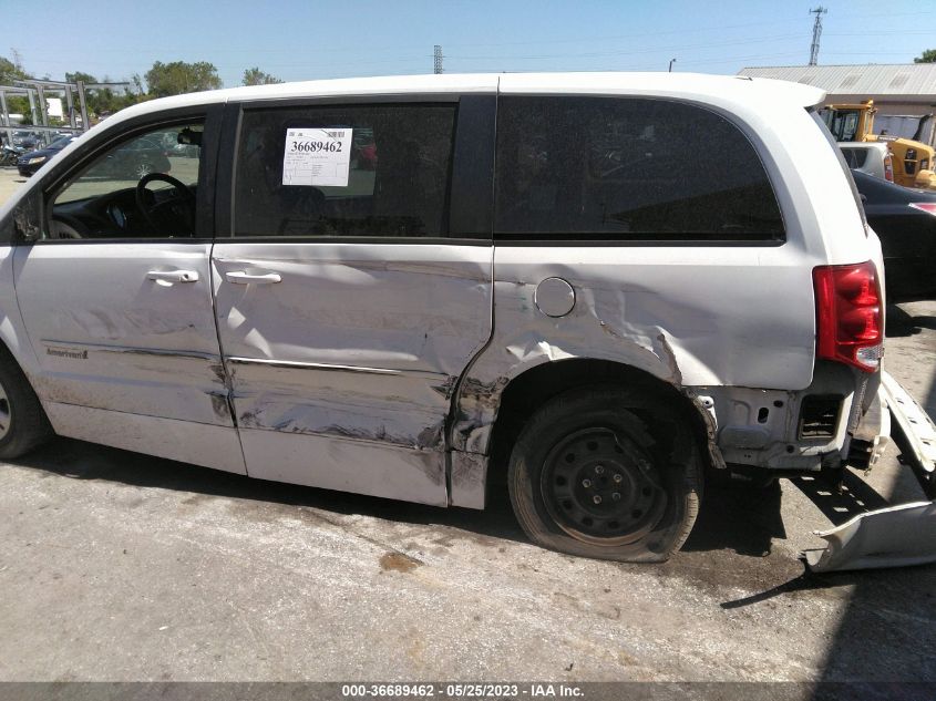 2015 DODGE GRAND CARAVAN SE - 2C7WDGBG0FR568543