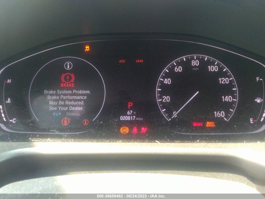 VIN 1HGCV1F57LA034427 2020 HONDA ACCORD SEDAN EX-L