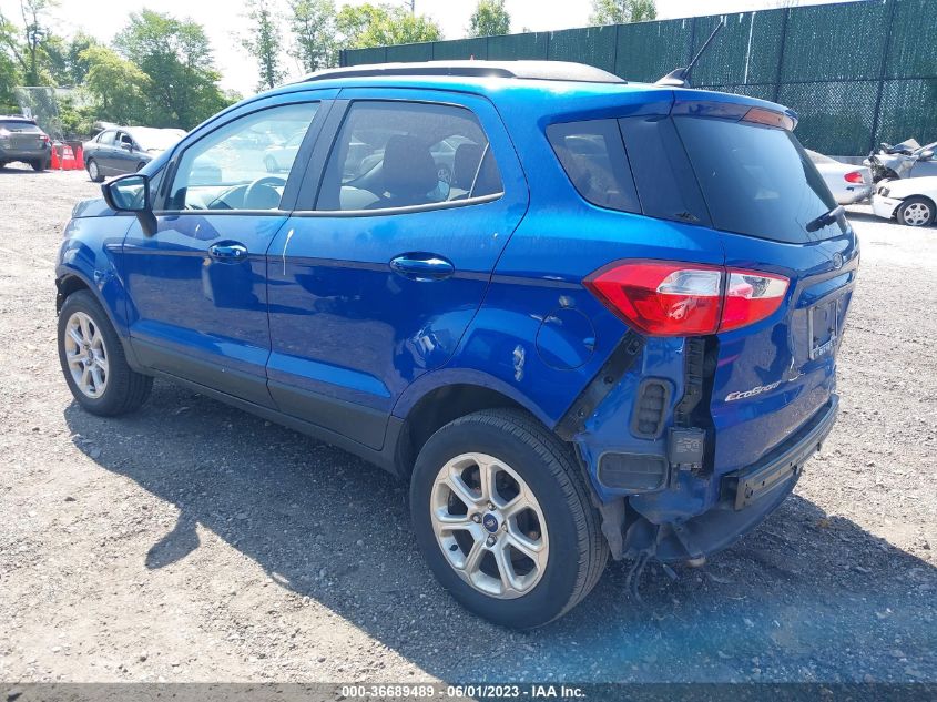 2020 FORD ECOSPORT SE - MAJ6S3GLXLC334258