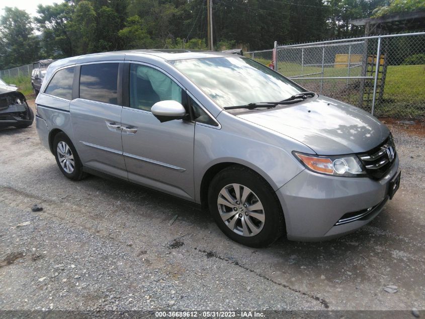 2016 HONDA ODYSSEY EX-L - 5FNRL5H68GB050595
