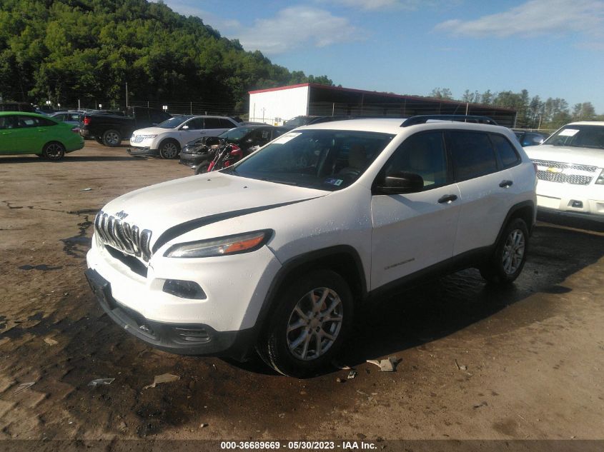 2016 JEEP CHEROKEE SPORT - 1C4PJMAB9GW220179