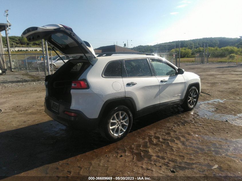 2016 JEEP CHEROKEE SPORT - 1C4PJMAB9GW220179