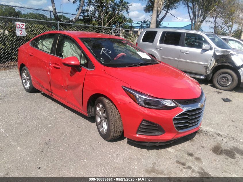 2019 CHEVROLET CRUZE LT - 1G1BE5SM0K7119919